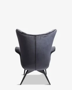 Tudor lænestol Sort velour