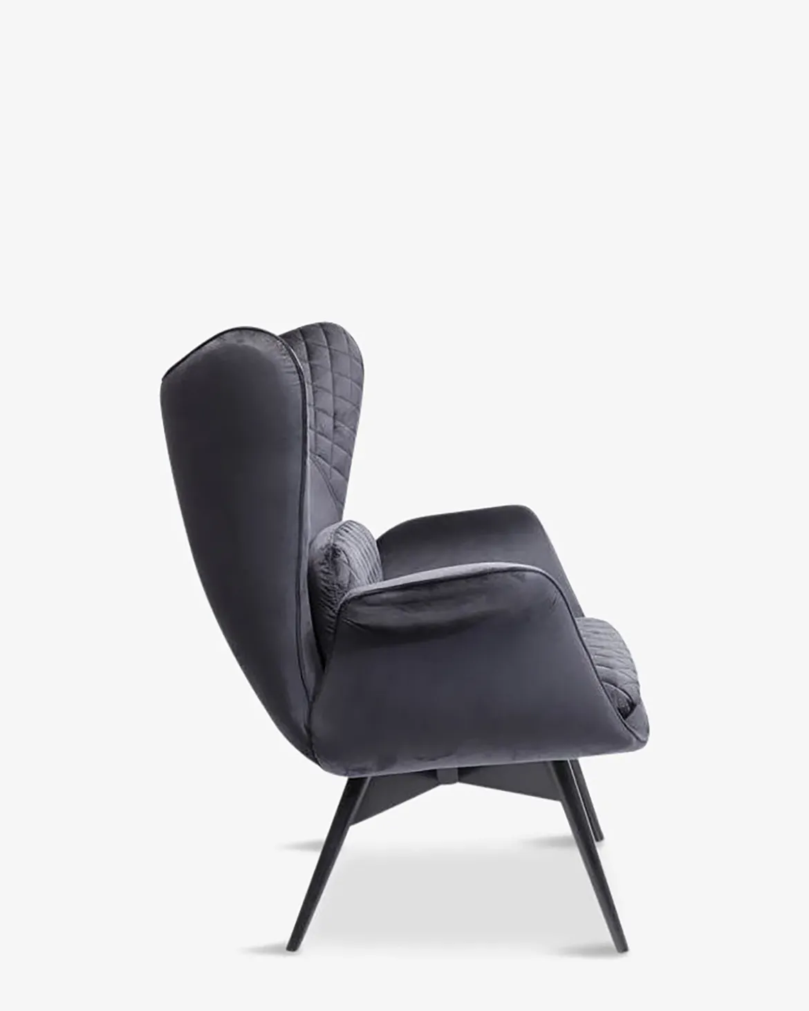 Tudor lænestol Sort velour