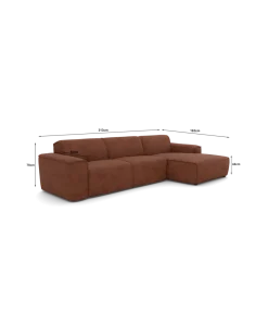 Vilanova Chaiselongsofa Højrevendt