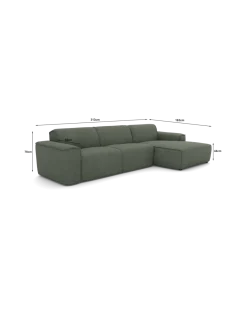 Vilanova Chaiselongsofa Højrevendt