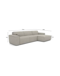 Vilanova Chaiselongsofa Højrevendt