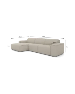 Vilanova Chaiselongsofa Venstrevendt