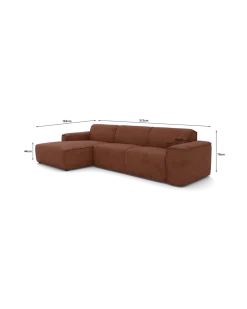 Vilanova Chaiselongsofa Venstrevendt