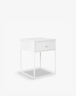 Vista sengebord Hvid