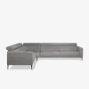 Vizion hjørnesofa Grå bouclé