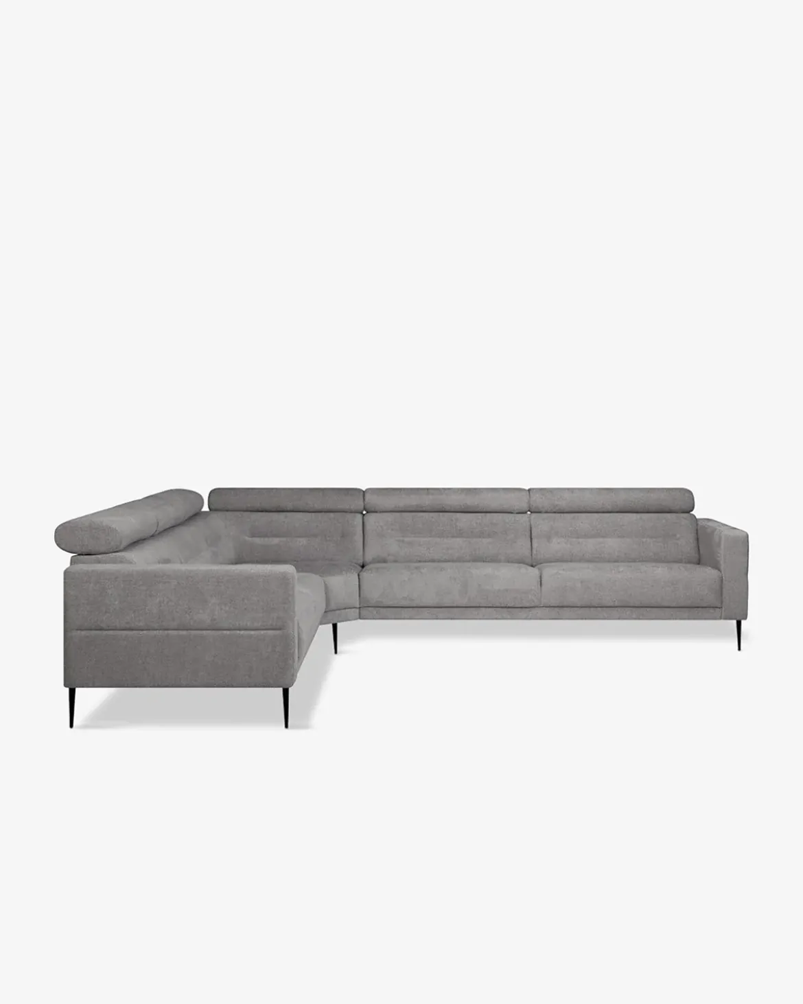 Vizion hjørnesofa Grå bouclé