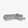 Vizion hjørnesofa m/open end Grå Højrevendt