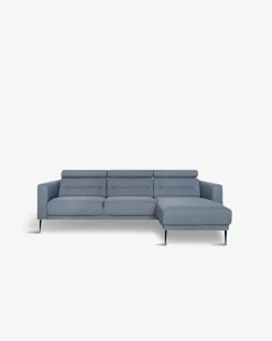 Vizion sofa m/chaiselong Blå Højrevendt