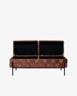 Weave bænk Mocca